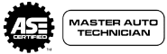 ASE master auto tech logo